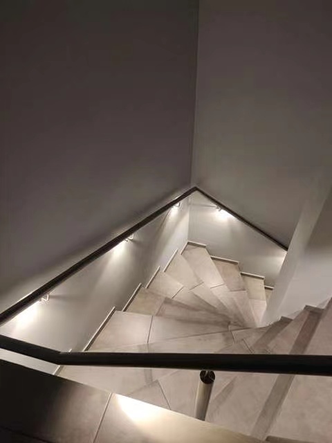 led handrail light Customized stair railing shape beam angle on request